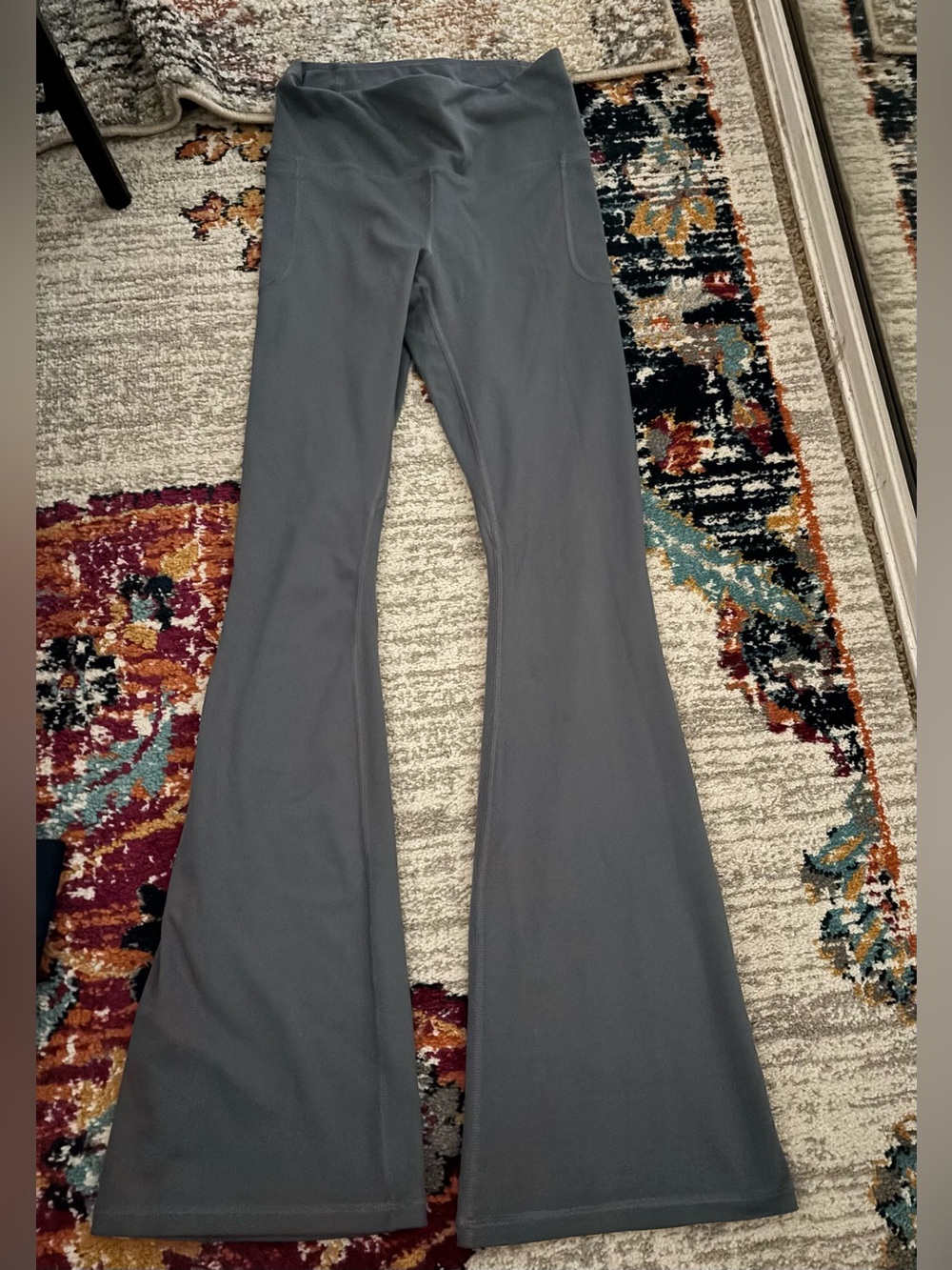 Under Armour Charcoal Flare Yoga Pants
